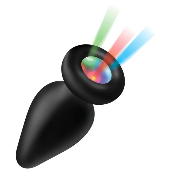 Booty Sparks - silikoonist helendav anaaltapp - must