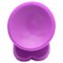 XR Brands POP - iminapaga, munanditega dildo - 19 cm (lilla)