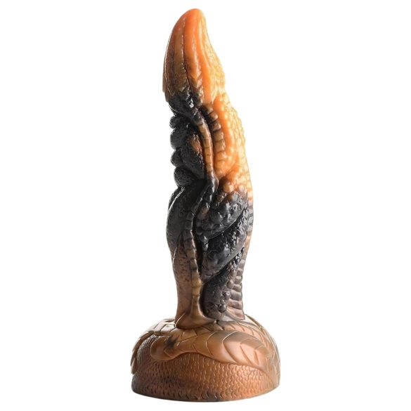 Creature Cocks Ravager - tekstuurne silikoonist dildo - 20cm oranž