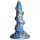 Creature Cocks Kraken - spiraalselt haarav dildo - 21 cm (kuld-sinine)