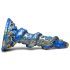 Creature Cocks Kraken - spiraalselt haarav dildo - 21 cm (kuld-sinine)
