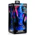 Creature Cocks Kraken - spiraalne dildo kaheksajala käega - 21 cm - kuld-sinine