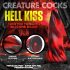 Creature Cocks Hell Suudlus - keerdsilikoondildo - 19cm (punane)