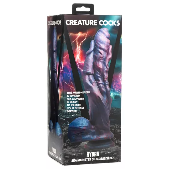 Creature Cocks Hydra - silikoon dildo - 27 cm - lilla