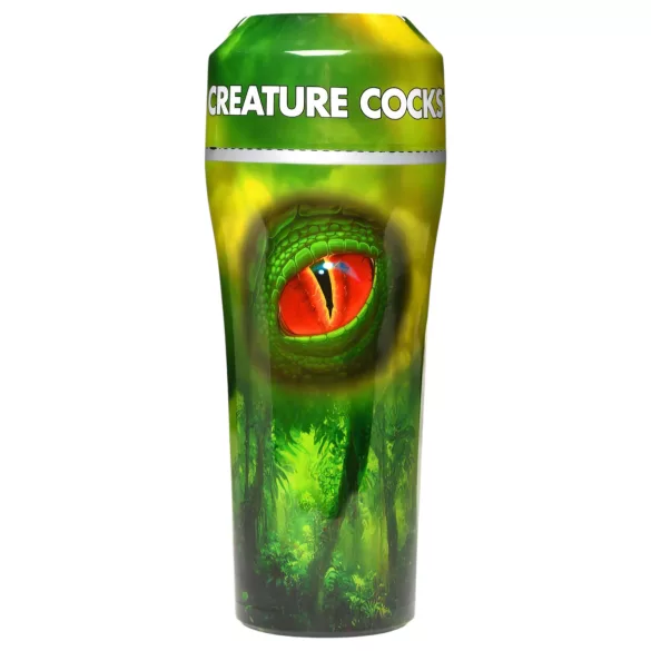 Creature Cocks Raptor - roomaja dildostimulaator tupetaskus (must-roheline)