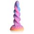Kuu Ratsanik - helendav ükssarv dildo (lilla-roosa)