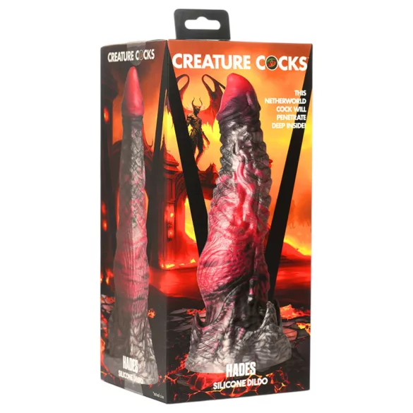 Creature Cocks Hades - silikoonist dildo - keskmine - värviline