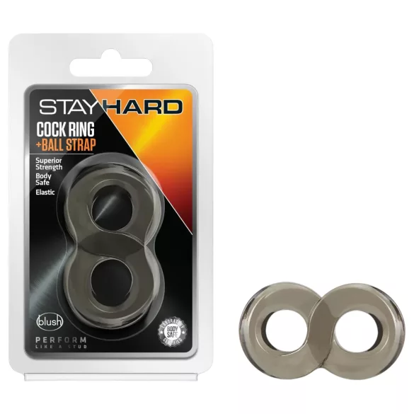 Stay Hard - peenise- ja munandite rõngas - hall
