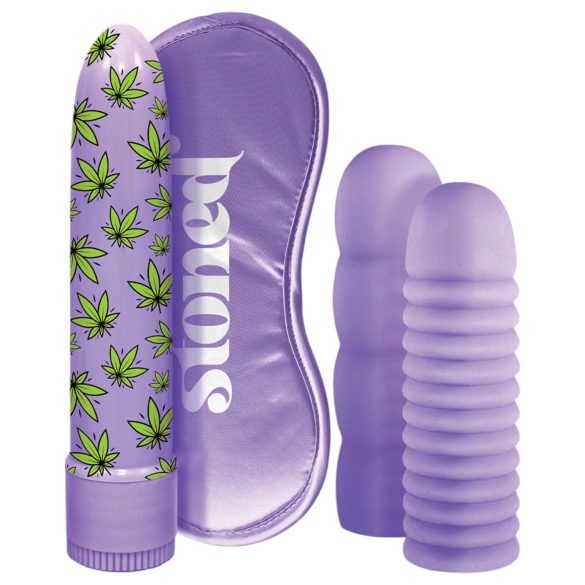 Stoner Bonga Bunga - 4-osaline lillat värvi vibraatorikomplekt
