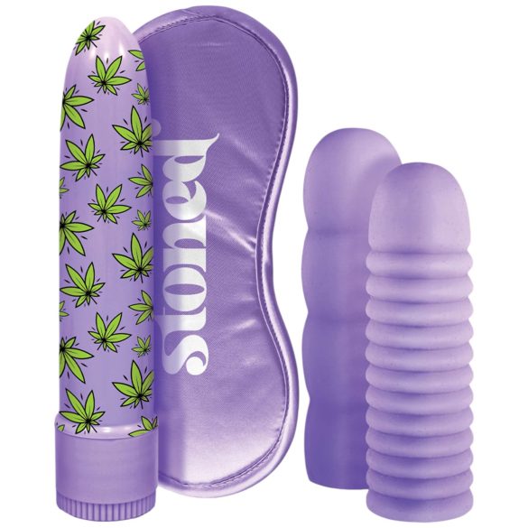 Stoner Bonga Bunga - 4-osaline vibraatorikomplekt - lilla