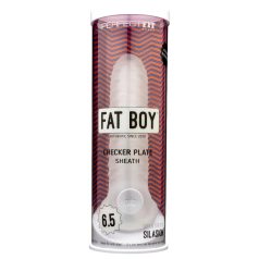 Fat Boy Checker Box - peenisehülss - 17 cm - valge