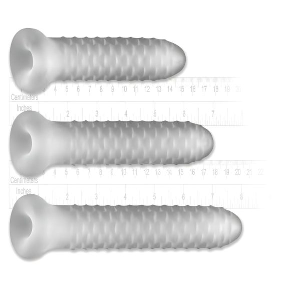 Fat Boy Checker Box - peenisehülss - 17 cm - valge