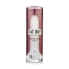 Fat Boy Checker Box - peenisekate - valge 19cm