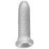 Fat Boy Micro Ribbed - peenisekate - sooneline - valge 15 cm