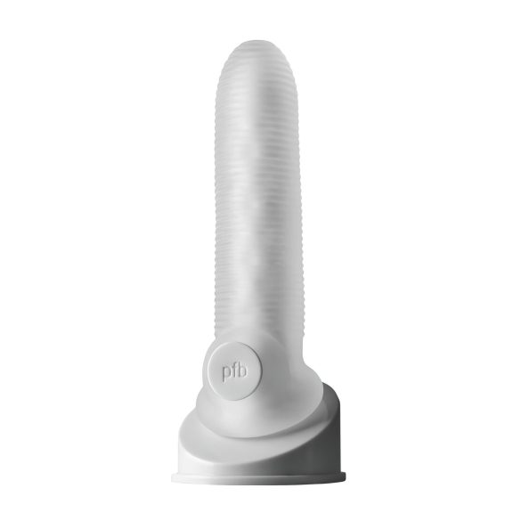 Fat Boy Micro Ribbed - peenisemansett - sooneline - valge - 17 cm