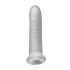 Fat Boy ribidega peenisekate (17cm) - valge