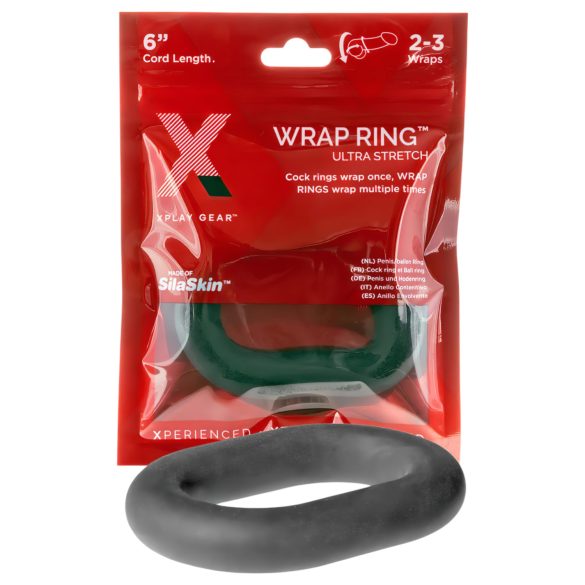Perfect Fit Ultra Wrap 6 - tugev peeniserõngas - must 15cm
