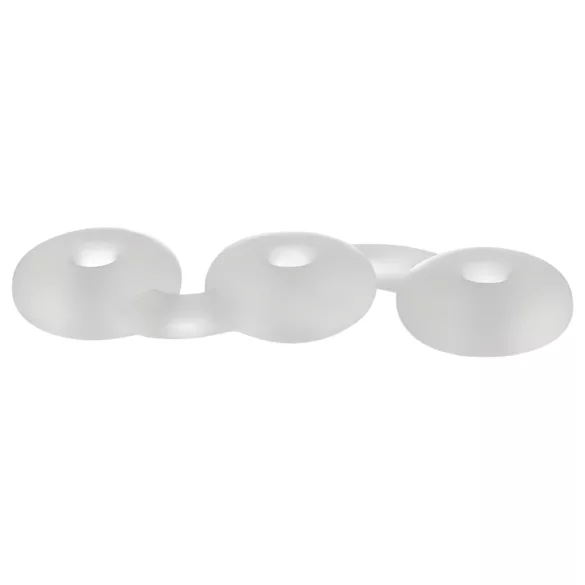 Perfect Fit Triple - peeniseringide komplekt - valge