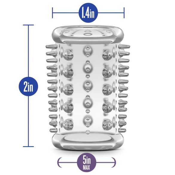 Stay Hard - peenise mansett väikeste ogadega - läbipaistev