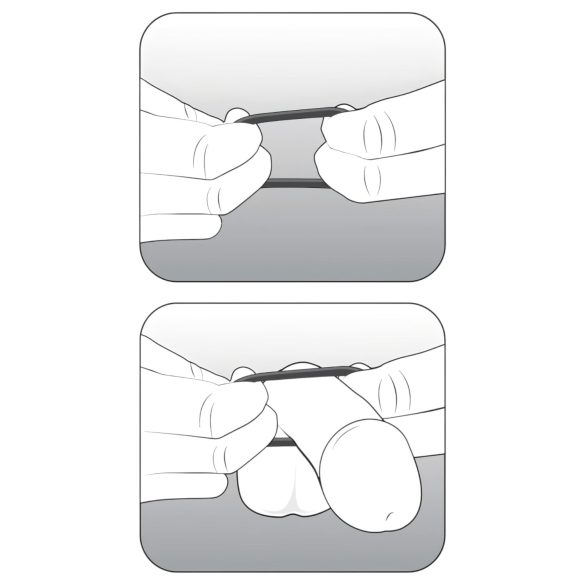 Stay Hard - peenisekõrude komplekt - must