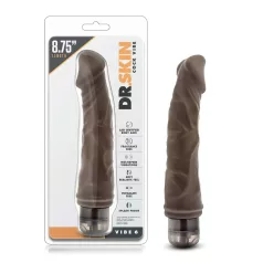 Dr. Skin Vibe No.6 - realistlik vibraator - pruun