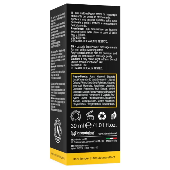 Intimateline Luxuria Erex Power - stimuleeriv intiimkreem (30 ml)