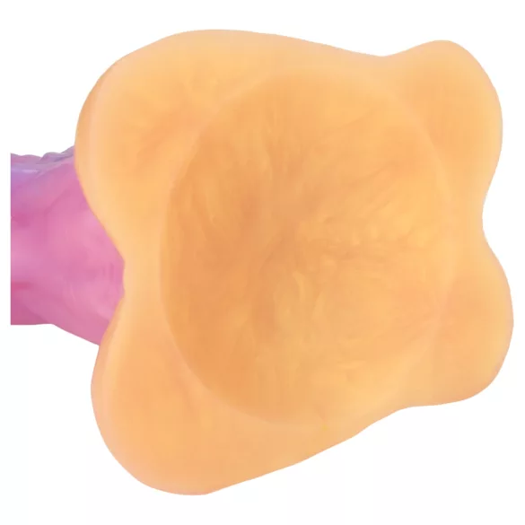 Ouch! Rainbow Invader - silikoon fantaasiadildo (vikerkaar)