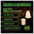 Ouch! Golden Alien Invader - silikoon fantaasiadildo (kuldne)