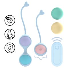 Loveline - vibraatoriga geishakuulide komplekt - sinine