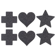 Le Désir - nibukleepsude komplekt - 3 paari - must