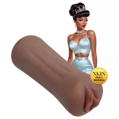  XKIN Beauty Queen Lulu - elutruut kunstvagiina masturbaator (tume naturaalne)
