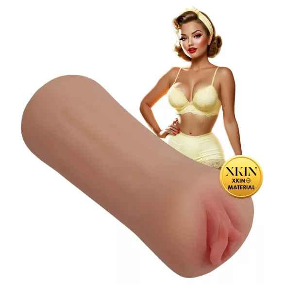 XKIN Party Slut Bettie - elutruudne masturbaator-tupejäljend (naturaalne)