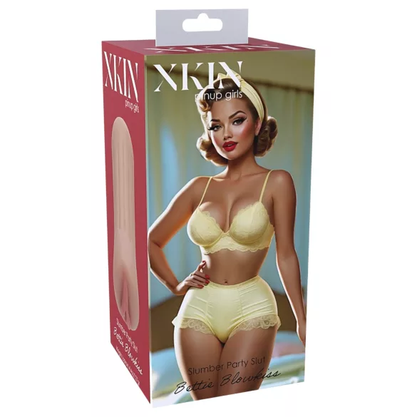 XKIN Party Slut Bettie - elutruudne masturbaator-tupejäljend (naturaalne)