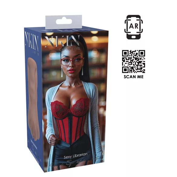 XKIN Librarian Paige - elutruust kunstvaginast masturbaator (naturaalne)