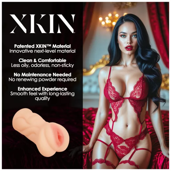 XKIN Seduction Tatiana - elutruudne kunstvagiina masturbaator (naturaalne)