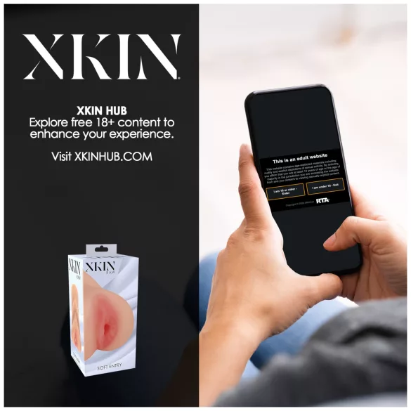 XKIN - elutruu kunsttupp masturbaator - M (naturaalne)
