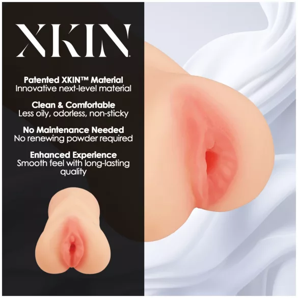 XKIN - elutruu kunsttupp masturbaator - M (naturaalne)