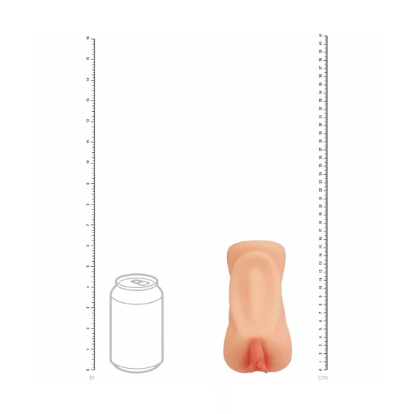 XKIN Lexi Lockerload - elutruut kunsttupe masturbaator (naturaalne)