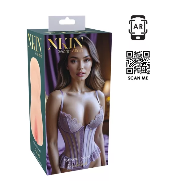 XKIN Sweet Delilah - elutruu kunsttupe masturbaator (naturaalne)