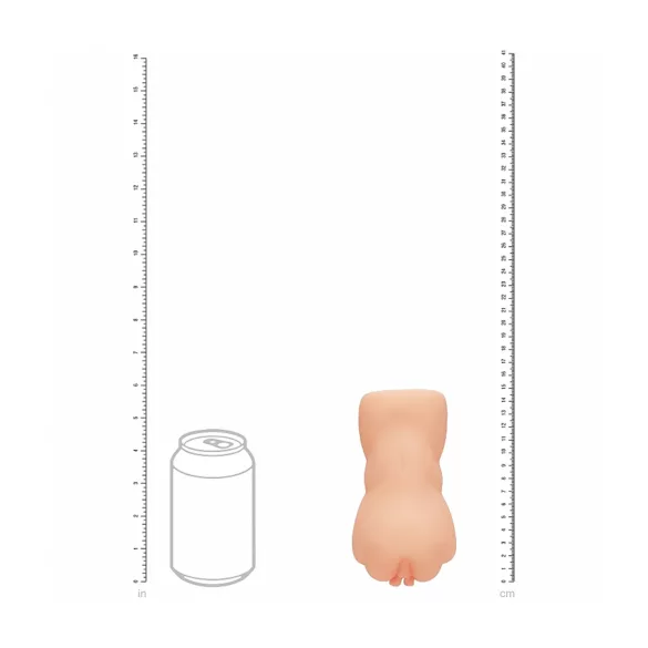 XKIN Sweet Delilah - elutruu kunsttupe masturbaator (naturaalne)
