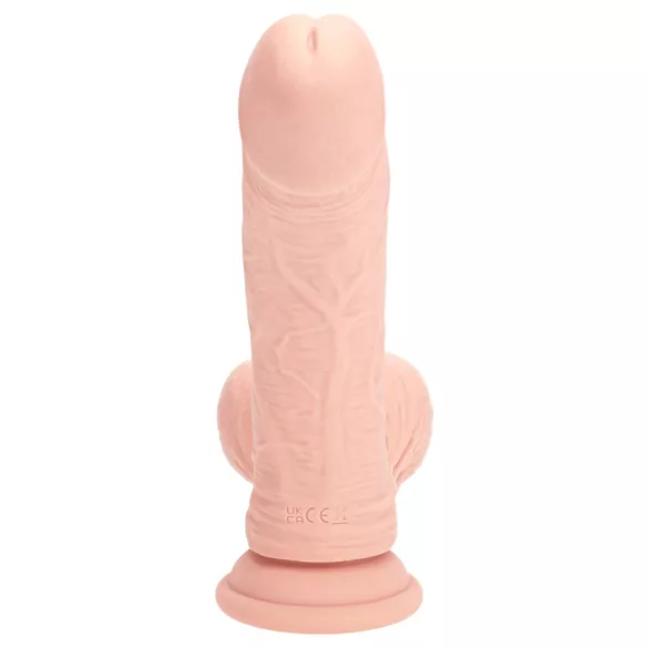 RealRock - topelttihedusega realistlik vibraator (kehat värvi) - 15 cm