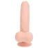 RealRock - topelttihedusega realistlik vibraator (kehat värvi) - 15 cm