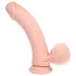 RealRock - topelttihedusega naturaalne vibraator (nahavärvi) - 18 cm
