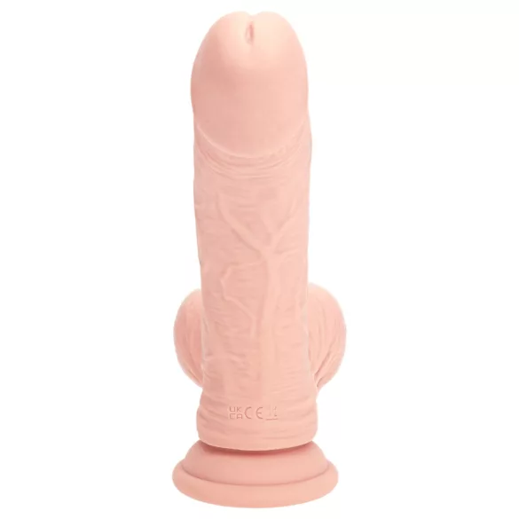 RealRock - topelttihedusega naturaalne vibraator (nahavärvi) - 18 cm