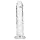 RealRock - elutru dildot iminapaga (läbipaistev) - 12,7 cm