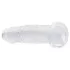 RealRock - elutru dildot iminapaga (läbipaistev) - 12,7 cm