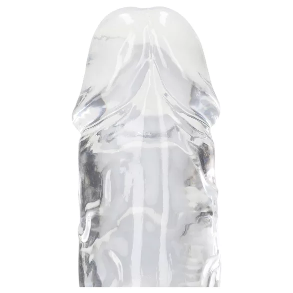 RealRock - elutru dildot iminapaga (läbipaistev) - 12,7 cm