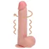 RealRock - pöörlev vibraator (naturaalne, 20,5 cm)
