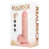 RealRock - pöörlev vibraator (naturaalne, 20,5 cm)
