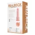 RealRock - pöörlev vibraator (naturaalne, 20,5 cm)